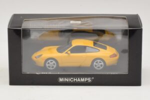 Porsche 911 991 Carrera Galben Minichamps 1:43 410060221 Metal - imaginea 4 din 4