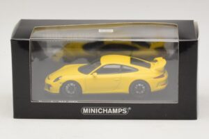 Porsche 911 991 GT3 Galben Minichamps 1:43 410062021 Metal - imaginea 4 din 4