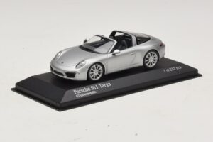 Porsche 911 991 Targa Argintiu Minichamps 1:43 410062442 Metal - imaginea 2 din 4