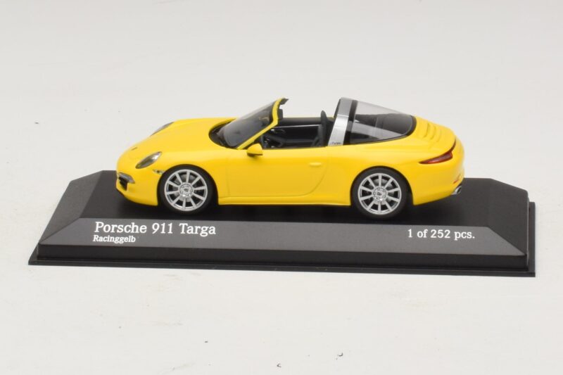 Porsche 911 991 Targa Galben Minichamps 1:43 410062441 Metal