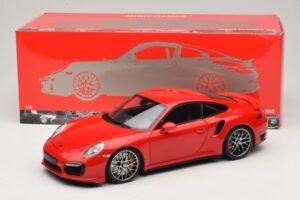 Porsche 911 991 Turbo S Roșu Minichamps 1:18 110062320 Metal - imaginea 8 din 8