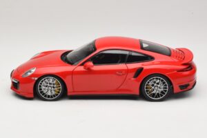 Porsche 911 991 Turbo S Roșu Minichamps 1:18 110062320 Metal - imaginea 4 din 8