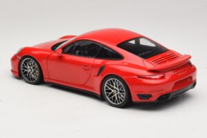 Porsche 911 991 Turbo S Roșu Minichamps 1:18 110062320 Metal - imaginea 7 din 8