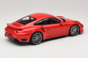 Porsche 911 991 Turbo S Roșu Minichamps 1:18 110062320 Metal - imaginea 2 din 8