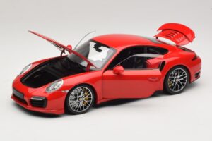 Porsche 911 991 Turbo S Roșu Minichamps 1:18 110062320 Metal - imaginea 3 din 8