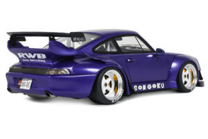 Porsche 911 993 RWB Son Goku Purple GT Spirit 1:18 GT571 Rășină - imaginea 2 din 5