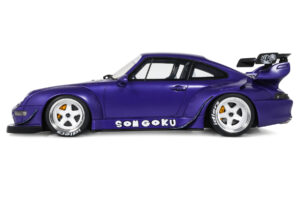 Porsche 911 993 RWB Son Goku Purple GT Spirit 1:18 GT571 Rășină - imaginea 3 din 5