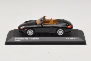 Porsche 911 996 Cabriolet Negru Metalizat Minichamps 1:43 400061090 Metal