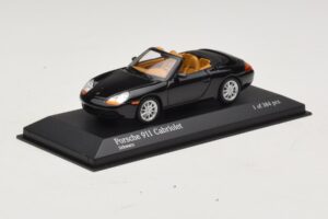 Porsche 911 996 Cabriolet Negru Metalizat Minichamps 1:43 400061090 Metal - imaginea 2 din 4