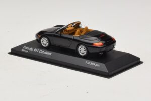 Porsche 911 996 Cabriolet Negru Metalizat Minichamps 1:43 400061090 Metal - imaginea 3 din 4