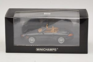 Porsche 911 996 Cabriolet Negru Metalizat Minichamps 1:43 400061090 Metal - imaginea 4 din 4