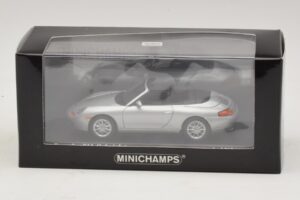 Porsche 911 996 Cabriolet Argintiu Metalizat Minichamps 1:43 400061091 Metal - imaginea 4 din 4