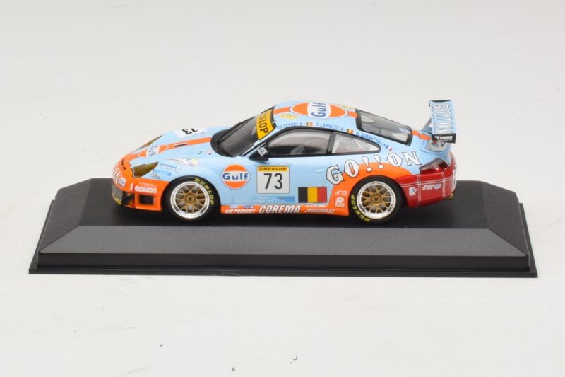 Porsche 911 996 GT3 RSR Gulf #73 Lefort / Lambert 1000km Spa 2005 Minichamps 1:43 Porsche 911 996 GT3 RSR Gulf #73 Lefort / Lambert 1000km Spa 2005 Minichamps 1:43 400056473-P1 Metal