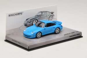 Porsche 911 996 Turbo S 3.6 Ediție Aniversară Albastru Minichamps 1:43 436069270 Metal - imaginea 2 din 5