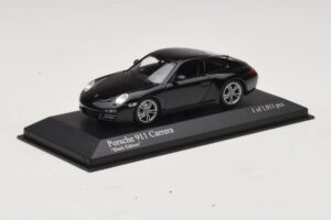 Porsche 911 997 Carrera Black Edition Minichamps 1:43 400066425 Metal - imaginea 2 din 4