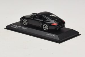 Porsche 911 997 Carrera Black Edition Minichamps 1:43 400066425 Metal - imaginea 3 din 4