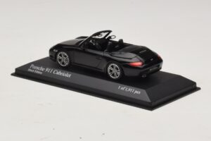 Porsche 911 997 Carrera Cabriolet Black Edition Minichamps 1:43 400066434 Metal - imaginea 3 din 4
