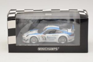 Porsche 911 997 GT3 R #53 Vannelet / Pyroles Class Winners 24 Hours of Spa 2010 Minichamps 1:43 400108953 Metal - imaginea 4 din 4