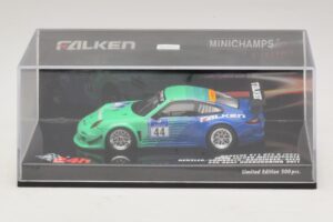 Porsche 911 997 GT3 R Falken #44 Nurburgring 2011 Minichamps 1:43 447116144 Metal - imaginea 4 din 5