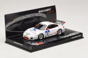Porsche 911 997 GT3 RS #11 24 Hours Nurburgring 2010 Minichamps 1:43 437106711 Metal - imaginea 2 din 5