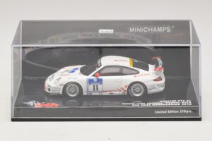 Porsche 911 997 GT3 RS #11 24 Hours Nurburgring 2010 Minichamps 1:43 437106711 Metal - imaginea 5 din 5