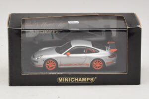 Porsche 911 997 GT3 RS Argintiu Minichamps 1:43 400066000 Metal - imaginea 4 din 4