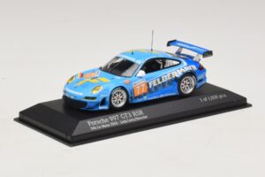 Porsche 911 997 GT3 RSR GT2 #77 M. Lieb / R. Lietz / W. Henzler 24 Hours of Le Mans 2010 Minichamps 1:43 410106977 Metal - imaginea 2 din 4