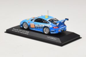 Porsche 911 997 GT3 RSR GT2 #77 M. Lieb / R. Lietz / W. Henzler 24 Hours of Le Mans 2010 Minichamps 1:43 410106977 Metal - imaginea 3 din 4