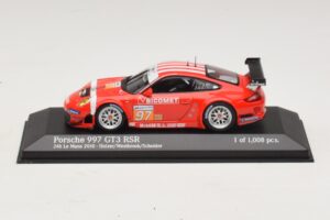Porsche 911 997 GT3 RSR GT2 #97 M. Holzer / R. Westbrook 24 Hours of Le Mans 2010 Minichamps 1:43 410106997 Metal