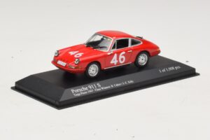 Porsche 911 S #46 Cahier / Killy Class Winners Targa Florio 1967 Minichamps 1:43 430676746 Metal - imaginea 2 din 4
