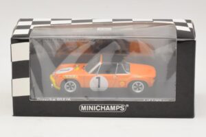 Porsche 914/6 #1 G. Larrousse / H. Marko Winners Marathon de la Route 1970 Minichamps 1:43 400706501 Metal - imaginea 4 din 4