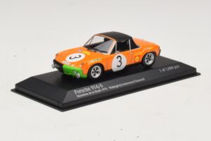 Porsche 914/6 #3 B. Waldegard / O. Andersson Marathon de la Route 1970 Minichamps 1:43 400706503 Metal - imaginea 2 din 4