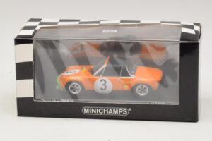 Porsche 914/6 #3 B. Waldegard / O. Andersson Marathon de la Route 1970 Minichamps 1:43 400706503 Metal - imaginea 4 din 4