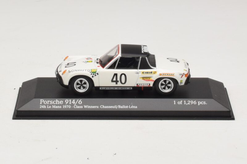 Porsche 914/6 #40 G. Chasseuil / C. Ballot-Lena Class Winners 24 Hours of Le Mans 1970 Minichamps 1:43 Porsche 914/6 #40 G. Chasseuil / C. Ballot-Lena Class Winners 24 Hours of Le Mans 1970 Minichamps 1:43 400706540 Metal