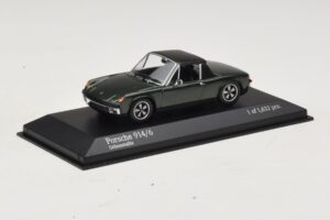 Porsche 914/6 Verde Minichamps 1:43 400065060 Metal - imaginea 2 din 4