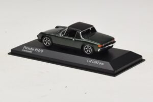 Porsche 914/6 Verde Minichamps 1:43 400065060 Metal - imaginea 3 din 4