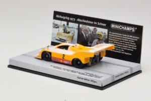 Porsche 917/10 #2 W. Kauhsen Farewell In The Snow Nurburgring 1973 Minichamps 1:43 437736592 Metal - imaginea 3 din 5