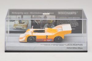 Porsche 917/10 #2 W. Kauhsen Farewell In The Snow Nurburgring 1973 Minichamps 1:43 437736592 Metal - imaginea 4 din 5