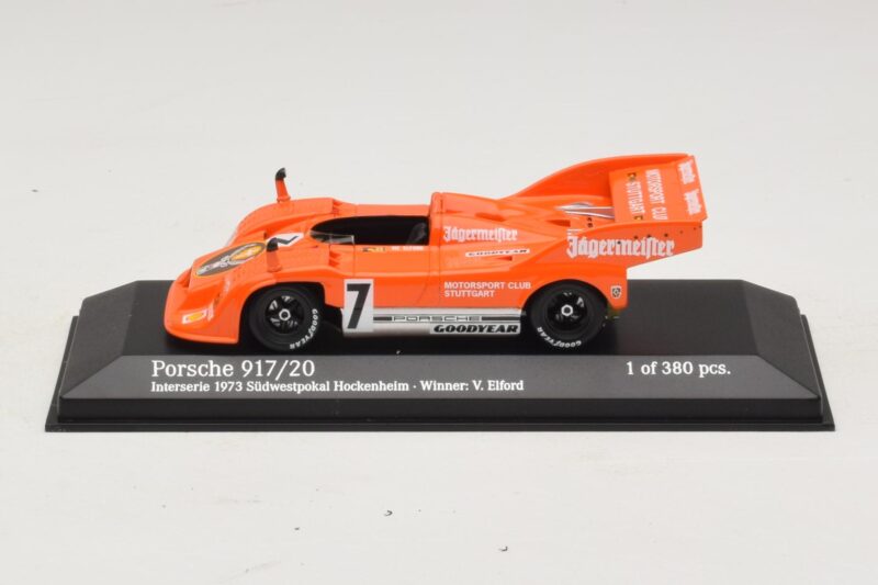Porsche 917/20 Jägermeister #7 Motorsport Club Stuttgart Interserie 1973 Minichamps 1:43 437736107 Metal