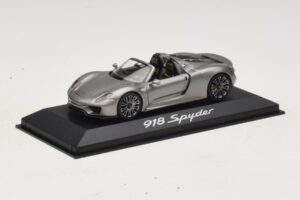 Porsche 918 Spyder Gri Metalizat Minichamps 1:43 WAP0201000E Metal - imaginea 2 din 4