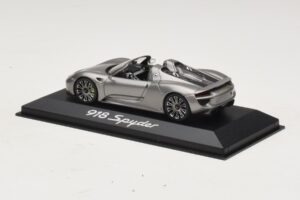 Porsche 918 Spyder Gri Metalizat Minichamps 1:43 WAP0201000E Metal - imaginea 3 din 4