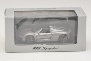 Porsche 918 Spyder Gri Metalizat Minichamps 1:43 WAP0201000E Metal - imaginea 4 din 4