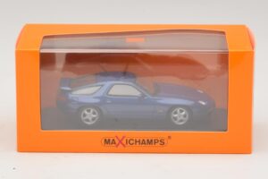 Porsche 928 Albastru Metalizat Maxichamps 1:43 940068101 Metal - imaginea 4 din 4