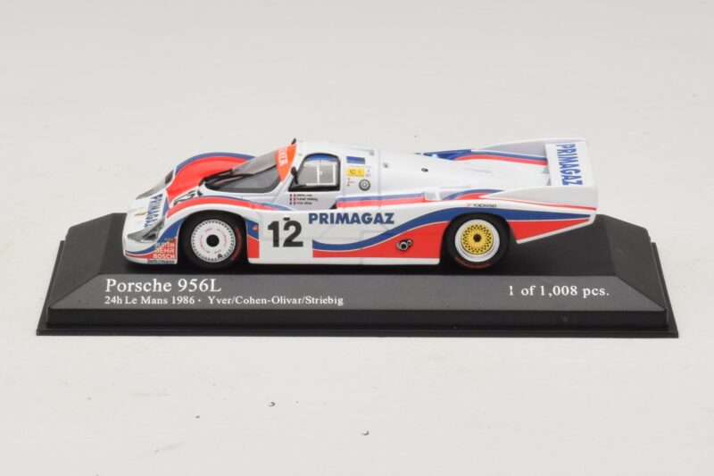 Porsche 956L #12 C. Yver / Cohen 24 Hours of Le Mans 1986 Minichamps 1:43 Porsche 956L #12 C. Yver / Cohen 24 Hours of Le Mans 1986 Minichamps 1:43 430866512 Metal