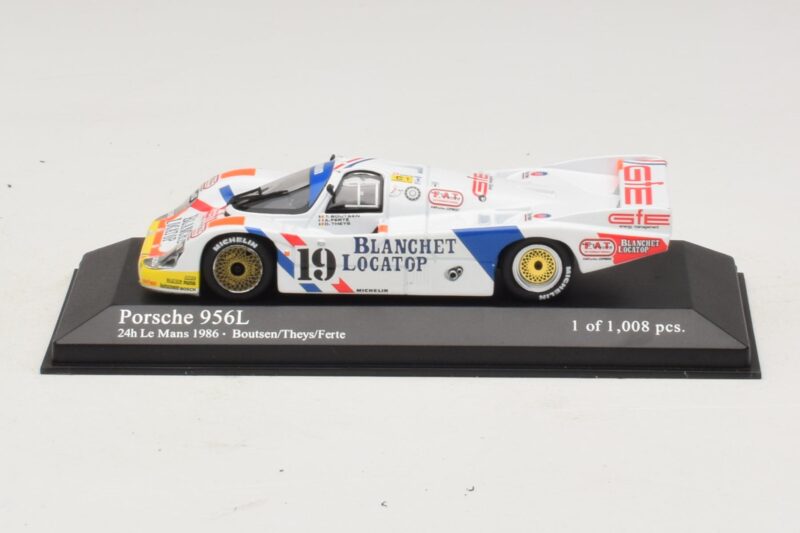 Porsche 956L #19 T. Boutsen / D. Theys 24 Hours of Le Mans 1986 Minichamps 1:43 Porsche 956L #19 T. Boutsen / D. Theys 24 Hours of Le Mans 1986 Minichamps 1:43 430866519 Metal
