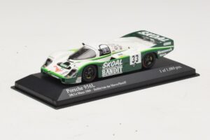 Porsche 956L #33 D. Hobbs / P. Streiff 24 Hours of Le Mans 1984 Minichamps 1:43 430846533 Metal - imaginea 2 din 4