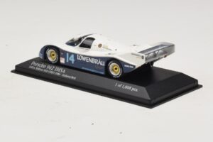 Porsche 962 IMSA #14 A. Holbert / D. Bell Mid-Ohio 500km 1986 Minichamps 1:43 400866514 Metal - imaginea 3 din 4