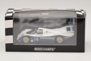 Porsche 962 IMSA #14 A. Holbert / D. Bell Mid-Ohio 500km 1986 Minichamps 1:43 400866514 Metal - imaginea 4 din 4