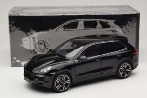 Porsche Cayenne Turbo S 92A Negru Metalizat Minichamps 1:18 110062100 Metal - imaginea 8 din 8