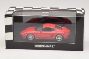 Porsche Cayman 987 S Roșu Minichamps 1:43 400065620 Metal - imaginea 4 din 4